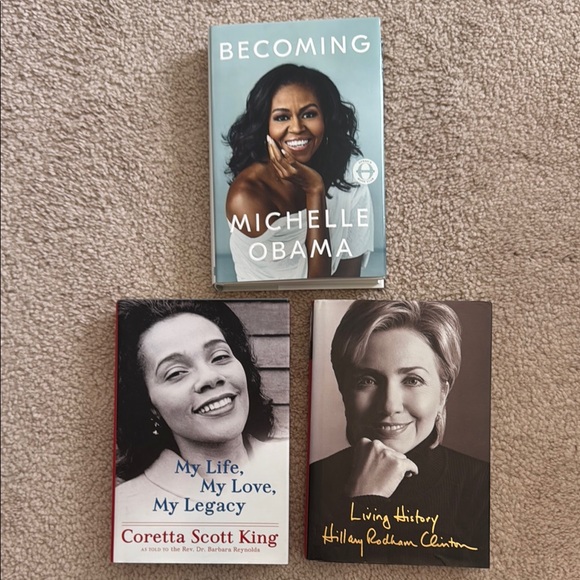 Other - Set of Three Female Autobiographies Hardcover Books